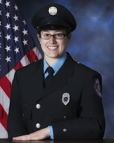 Fox Lake firefighter Corinne Bauer